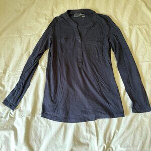 XS Navy Eddie Bauer Henley Shirt